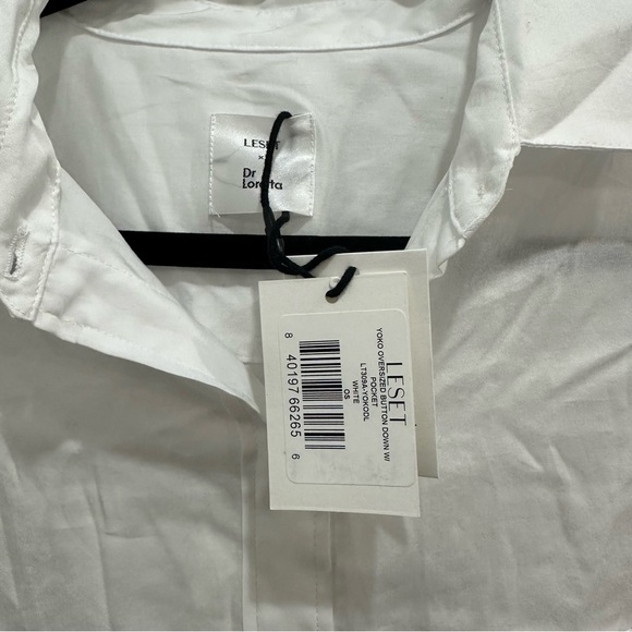 Leset x Dr Loretta Button Down SPF Oversized White Shirt One Size - Picture 11 of 14